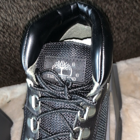 Timberland "Beef n Broccoli" Field Boot SZ 6. Black and wheat  nubuck no tags - Picture 6 of 8